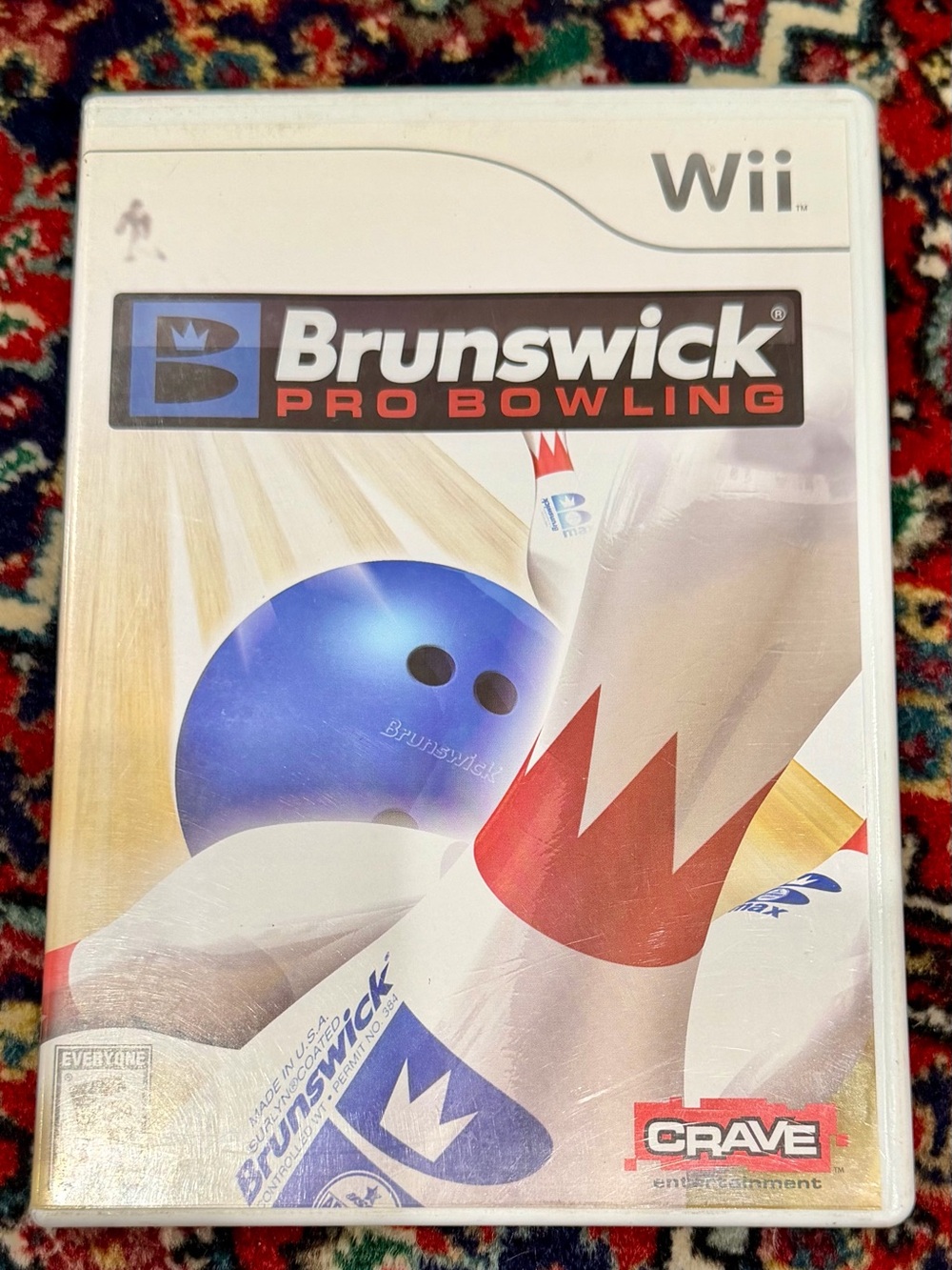 WII BRUNSWICK PRO BOWLING VIDEO GAME